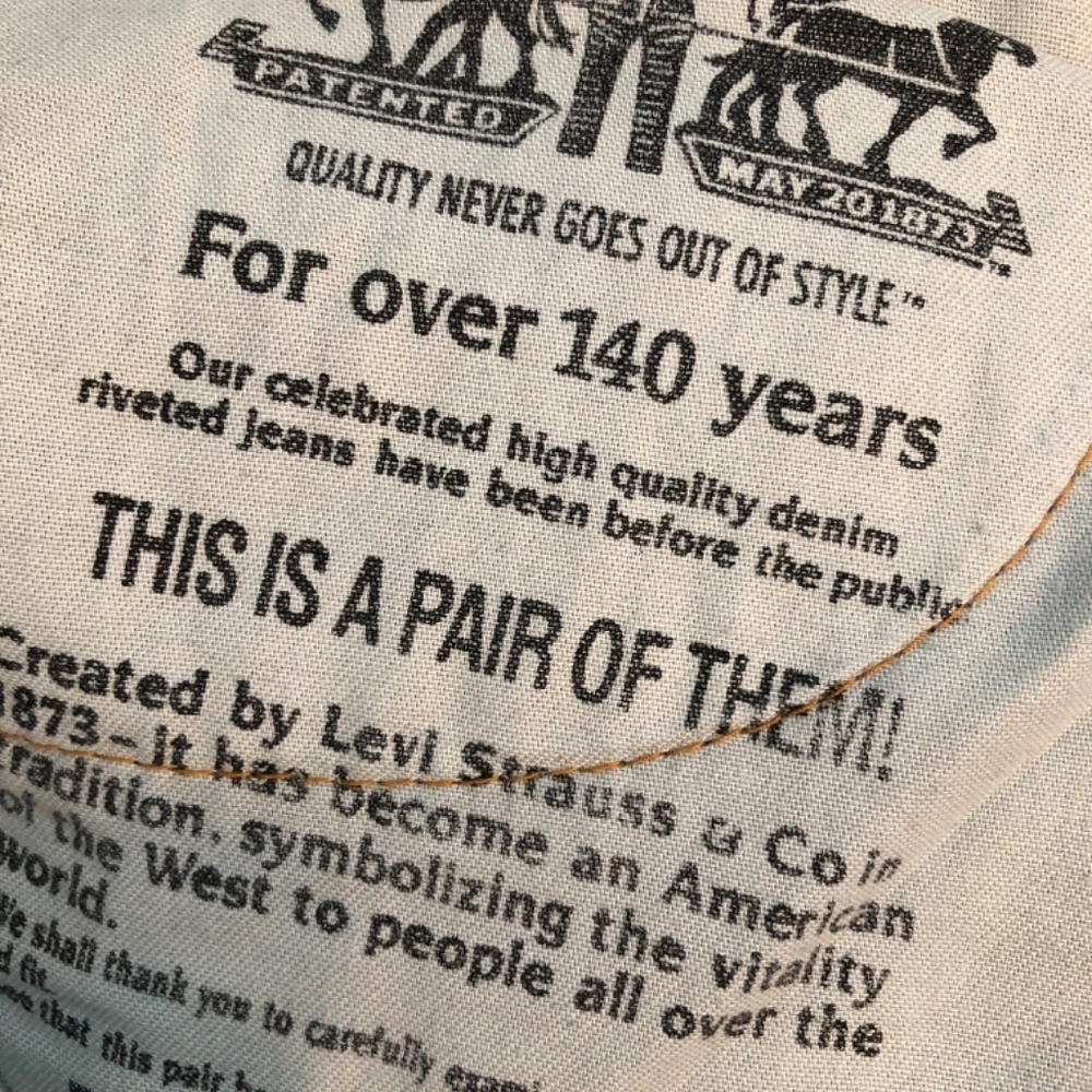 Levi’s 505 Classic Original Fit Jeans - 29 Waist 30 Length - Picture 4 of 4